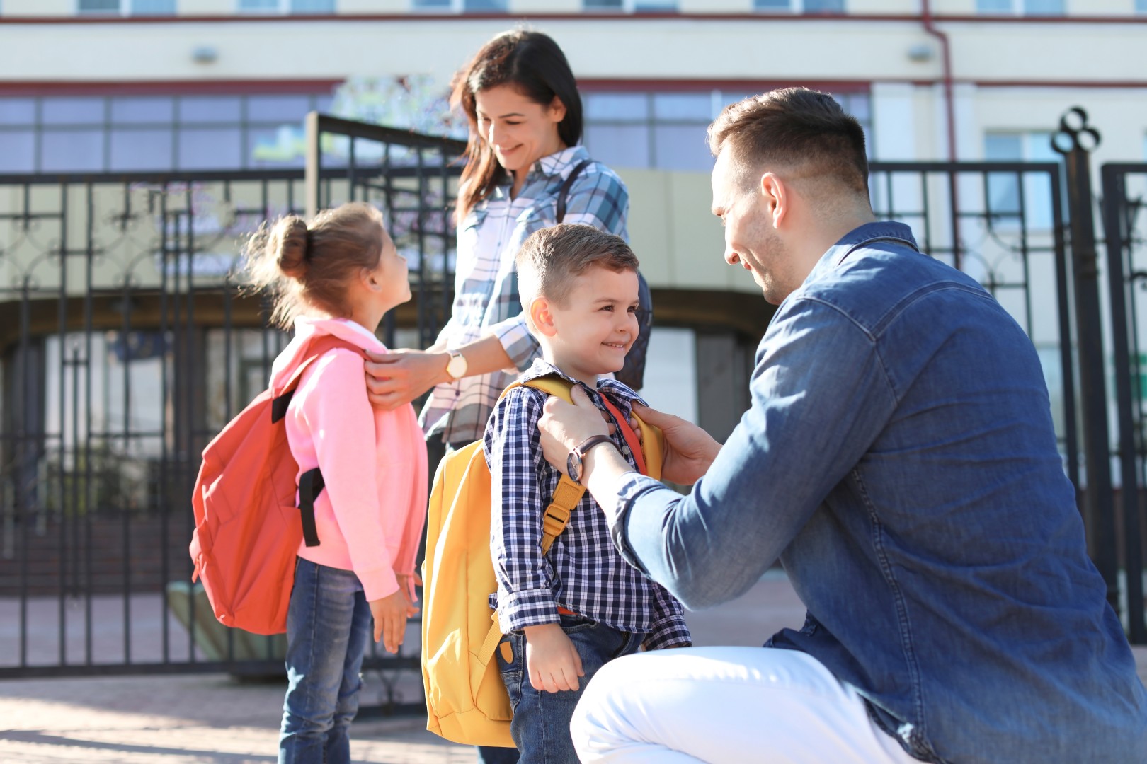 Students engaging in school activities