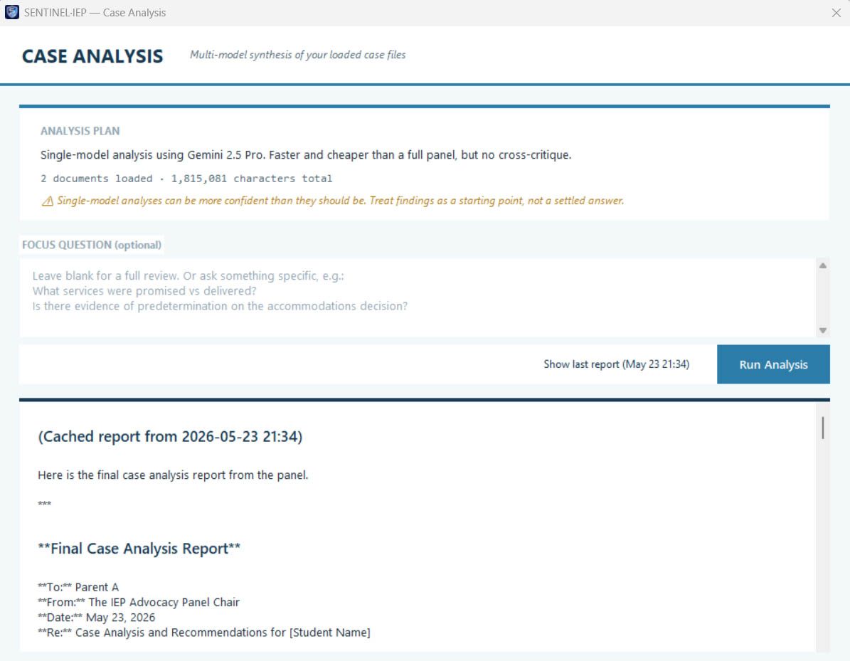 Full case analysis